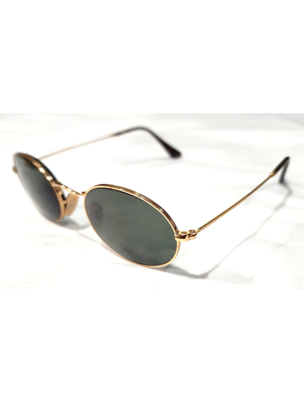 Ray Ban RB3547N 001 NO Lenses Gold Metal Round Sunglasses Frame 51-21 145